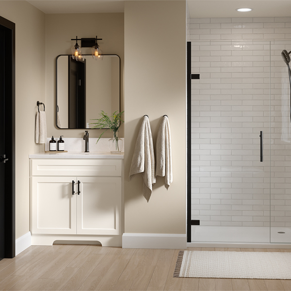 Bathroom display at Masterpiece Lighting
