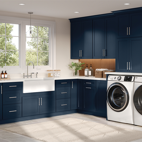 Laundry room at Masterpiece Lighting Kiba Studios
