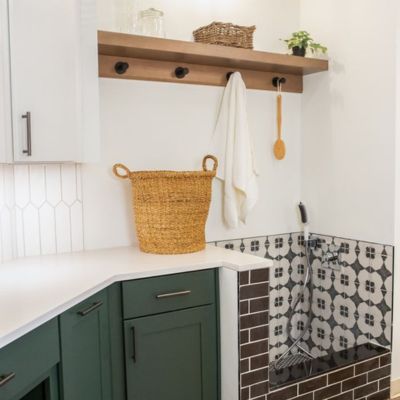 Atlanta laundry room remodel with dog wash